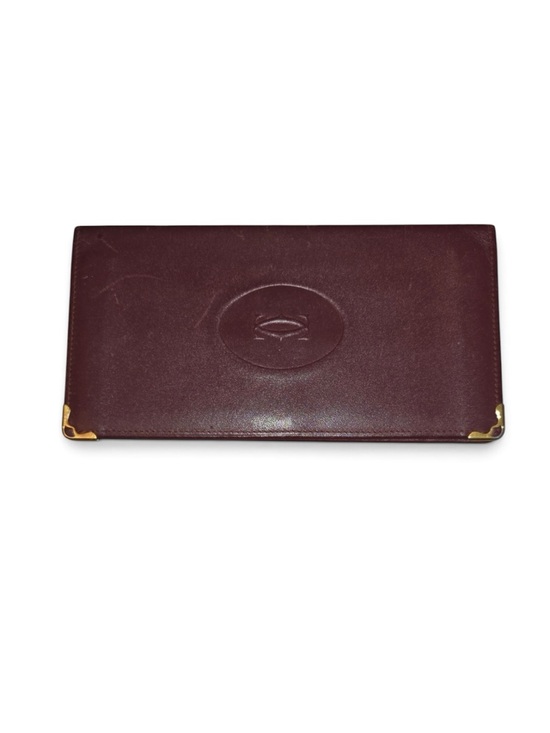 Cartier Handbags - ‼️SOLD‼️✨💎EUC💎✨ CARTIER LONG WALLET WITH 24KT CORNERS